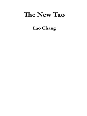 cover image of The New Tao